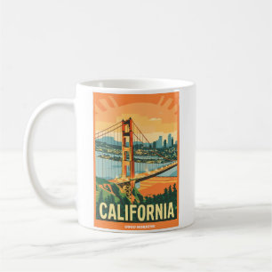 Stadtbild California Blickfang Vector Design Kaffeetasse