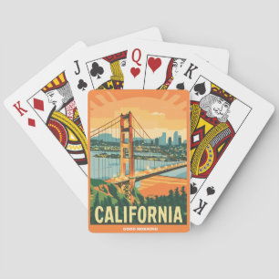 Stadtbild California Blickfang Vector Design Spielkarten