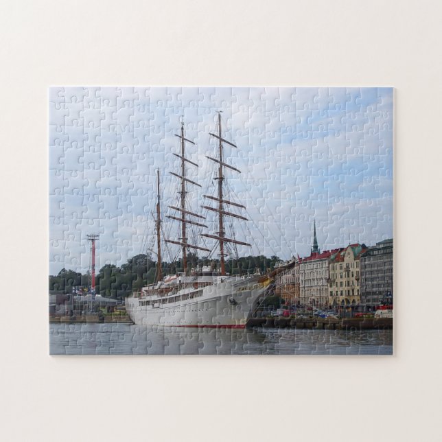 Stadtbild der Stadt Helsinki, Finnland Puzzle (Horizontal)