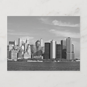 Stadtbild der USA: New York Skyline #2 [Graustufen Postkarte