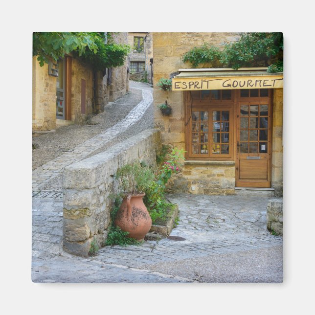 Stadtbild in Dordogne, französischer Magnet (Vorne)