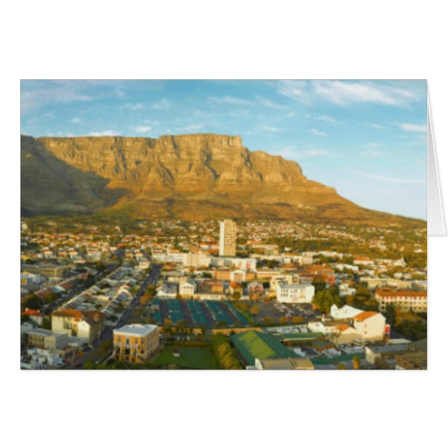 Stadtbild Kapstadt mit Tafelberg (Vorderseite (Horizontal))