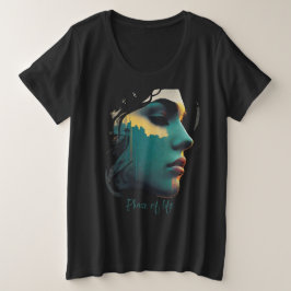 Stadtbild Kunst Plus-Größe T-Shirt | Urban Style S