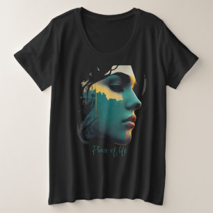 Stadtbild Kunst Plus-Größe T-Shirt Urban Style S