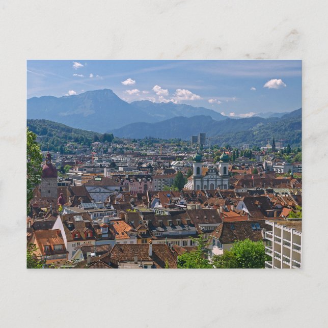 Stadtbild Luzern Postkarte (Vorderseite)