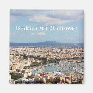 Stadtbild Mallorca Magnet