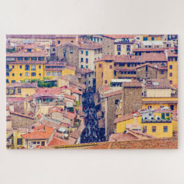 Stadtbild mit Straße, Florenz, Italien Puzzle