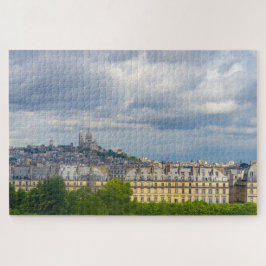 Stadtbild Paris mit Sacre Coeur, Frankreich Puzzle