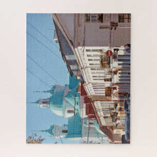 Stadtbild-Puzzlespiel Weißrusslands Hrodna Grodno Puzzle