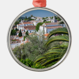 Stadtbild von Aveiro, Portugal Ornament Aus Metall