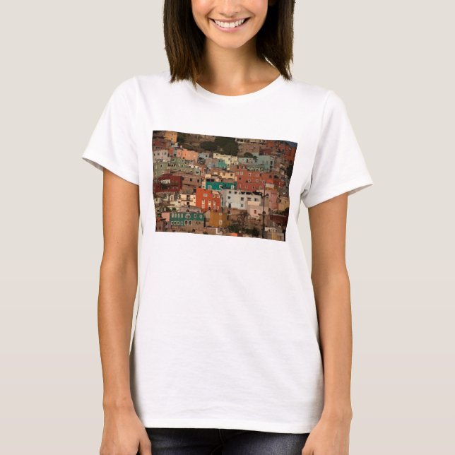 Stadtbild von Guanajuato, Mexiko T-Shirt (Vorderseite)
