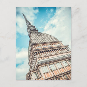 Stadtbild von Mole Antonelliana, Turin, Italien Feiertagspostkarte