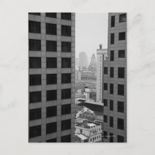 Stadtbild von Shanghai, China Postkarte