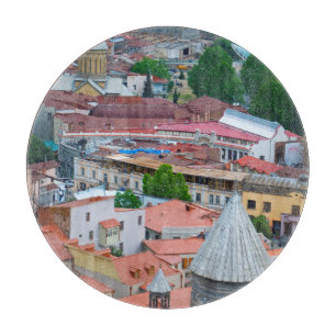 Stadtbild von Tiflis Schneidebrett
