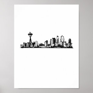 Stadtbilder: Seattle Poster