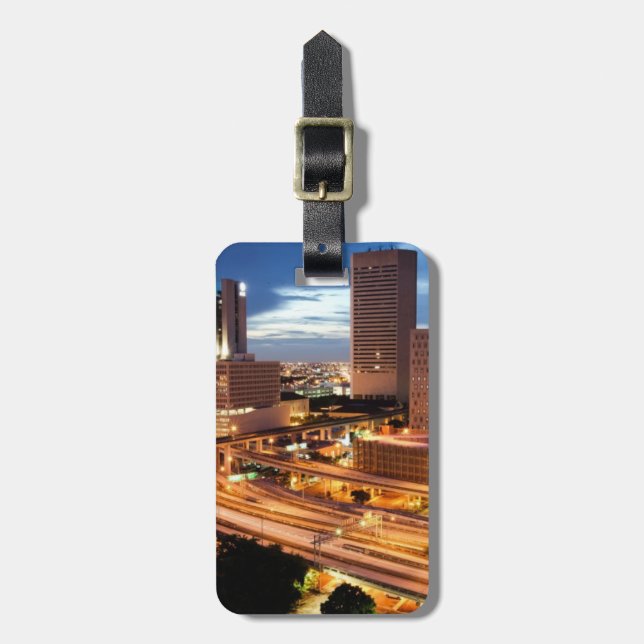 Stadtblick Gepäckanhänger (Vorderseite vertikal)