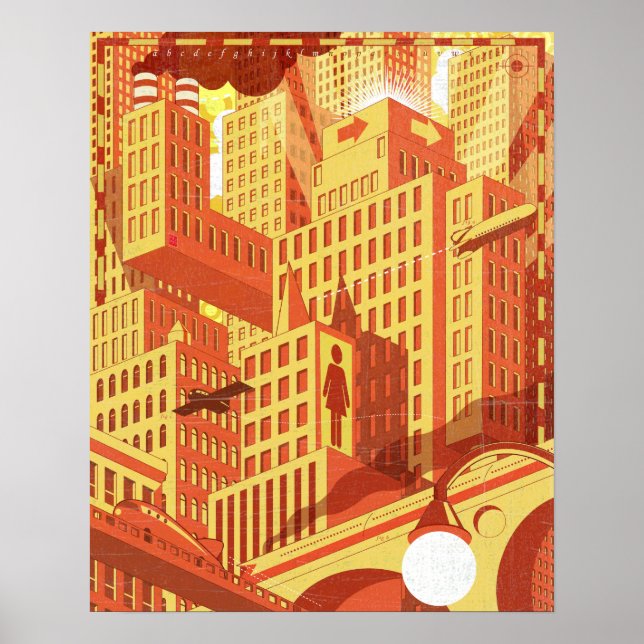 Stadtbrücke Poster (Vorne)