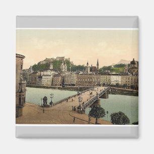 Stadtbrücke, Salzburg, Austro-Ungarn seltenes Magnet