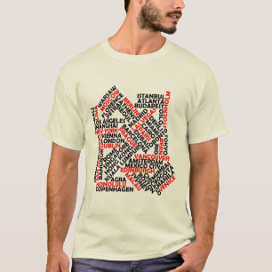 Städte auf der ganzen Welt T-Shirt