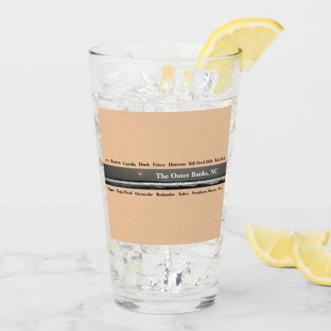 Städte der Außenbanken Glas (Rückseite Ice)