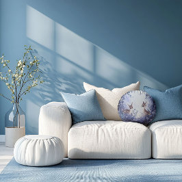 Städte in Twilight Rundes Kissen