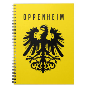 Städteemblem Oppenheim Deutschland Symbol Wappen f Notizblock