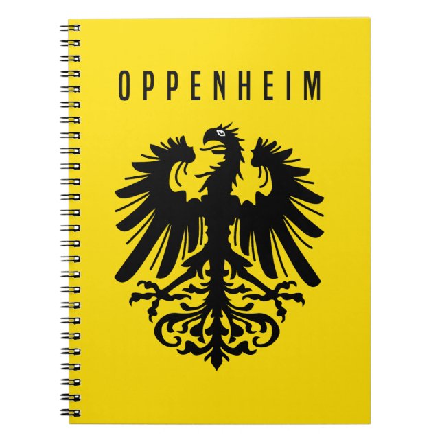 Städteemblem Oppenheim Deutschland Symbol Wappen f Notizblock (Vorderseite)