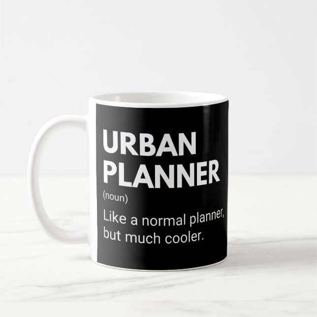 Städteplaner Funny Architecture Definition Kaffeetasse (Links)