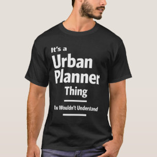 Städteplaner Job Titel Geschenk T-Shirt