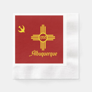 Stadtflagge Albuquerque Serviette