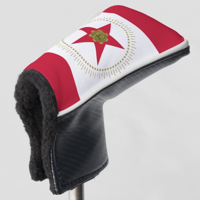 Stadtflagge Birmingham (Alabama) Golf Headcover (3/4 Vorderseite)