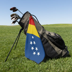 Stadtflagge Durham (North Carolina) Golfhandtuch