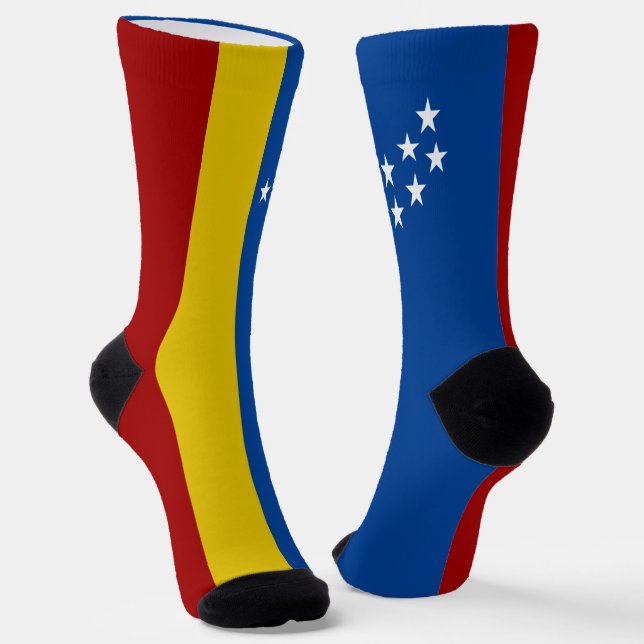 Stadtflagge Durham (North Carolina) Socken (Gewinkelt)