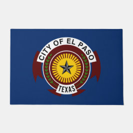 Stadtflagge El Paso (Texas) Fußmatte