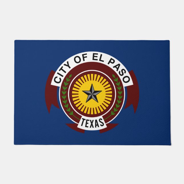 Stadtflagge El Paso (Texas) Fußmatte (Vorderseite)