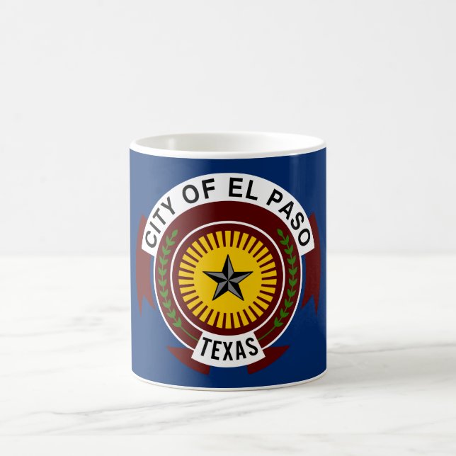 Stadtflagge El Paso (Texas) Kaffeetasse (Mittel)