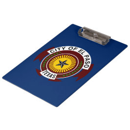 Stadtflagge El Paso (Texas) Klemmbrett