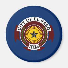 Stadtflagge El Paso (Texas) Magnet