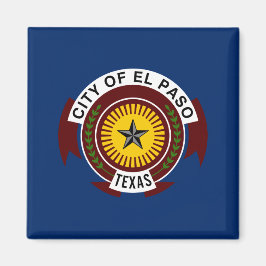 Stadtflagge El Paso (Texas) Magnet