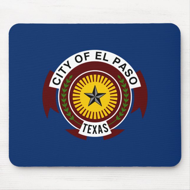 Stadtflagge El Paso (Texas) Mousepad (Vorne)