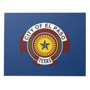 Stadtflagge El Paso (Texas) Notizblock