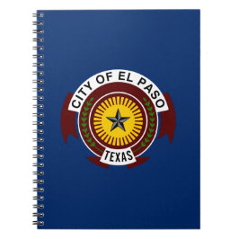 Stadtflagge El Paso (Texas) Notizblock