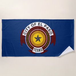 Stadtflagge El Paso (Texas) Strandtuch