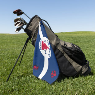 Stadtflagge Fort Wayne (Indiana) Golfhandtuch
