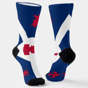 Stadtflagge Fort Wayne (Indiana) Socken