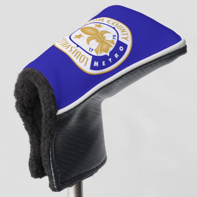 Stadtflagge Louisville Golf Headcover (3/4 Vorderseite)
