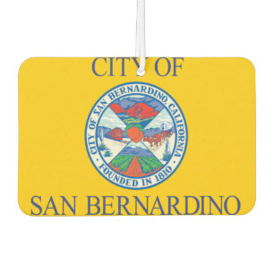 Stadtflagge San Bernardino Autolufterfrischer