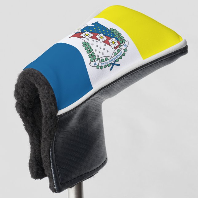 Stadtflagge Shwarport (Louisiana) Golf Headcover (3/4 Vorderseite)