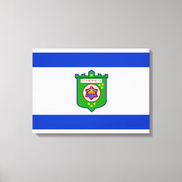 Stadtflagge Tel Aviv (Israel) Leinwanddruck