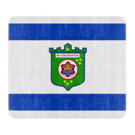 Stadtflagge Tel Aviv (Israel) Schneidebrett